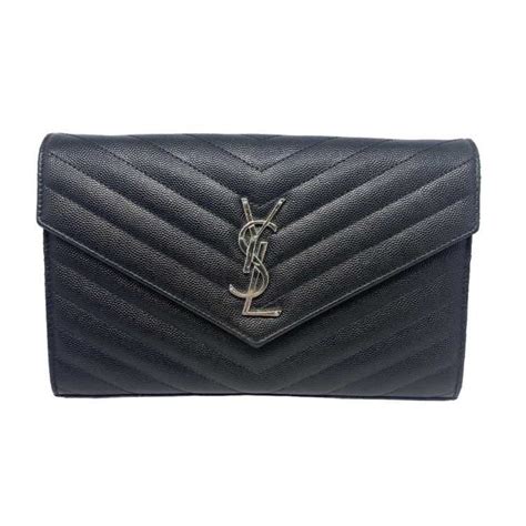 ysl pochette argento|SAINT LAURENT Uptown textured.